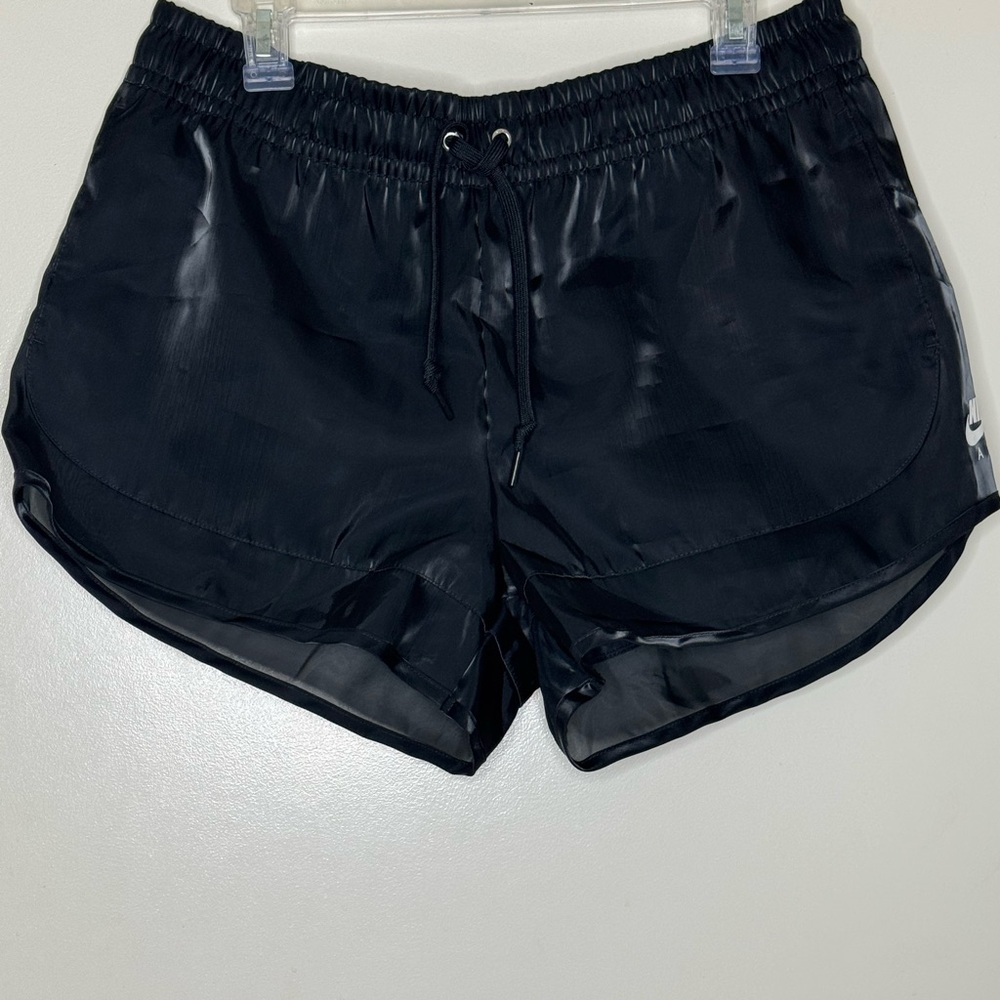 Nike Women's Black Athletic Running Shorts with Drawstring